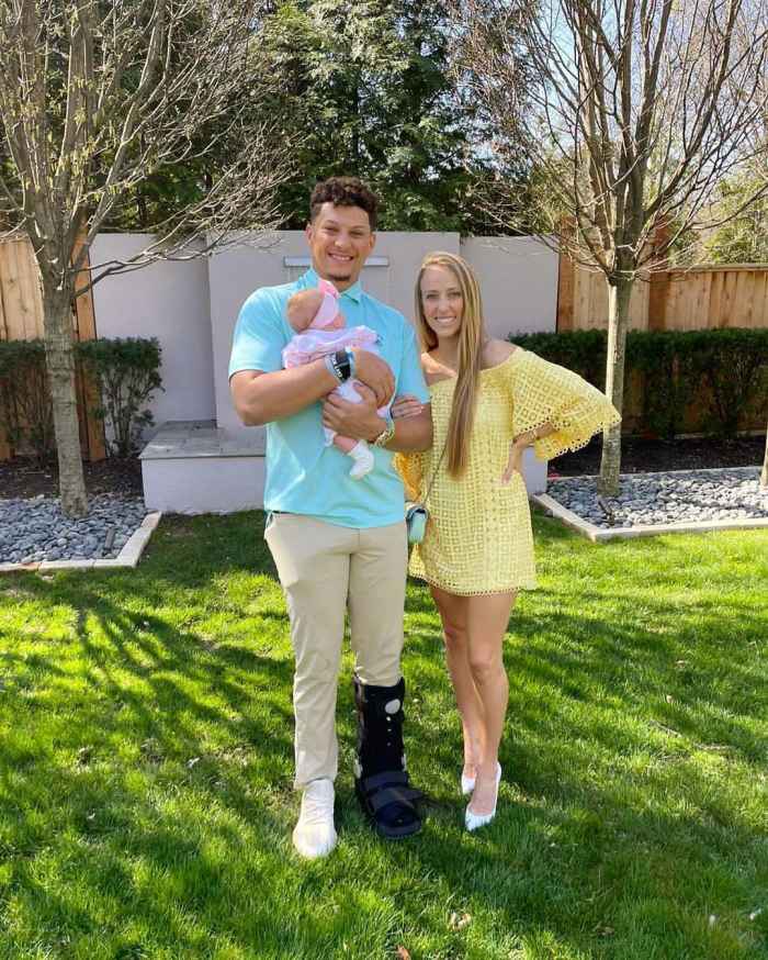 Patrick Mahomes and Brittany Matthews How Celebs Spent Easter 2021