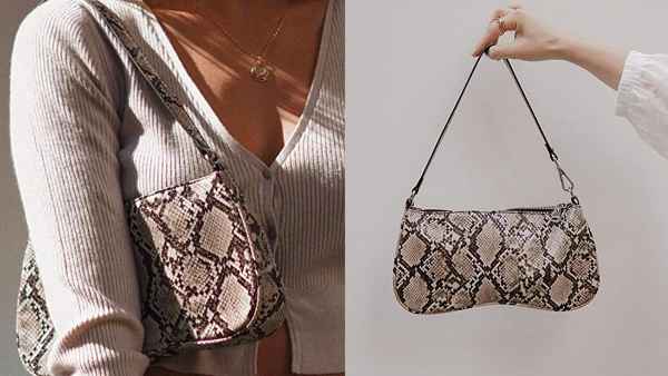 JW PEI 90s Shoulder Bag Vegan Leather Crocodile Purse Classic Clutch Handbag