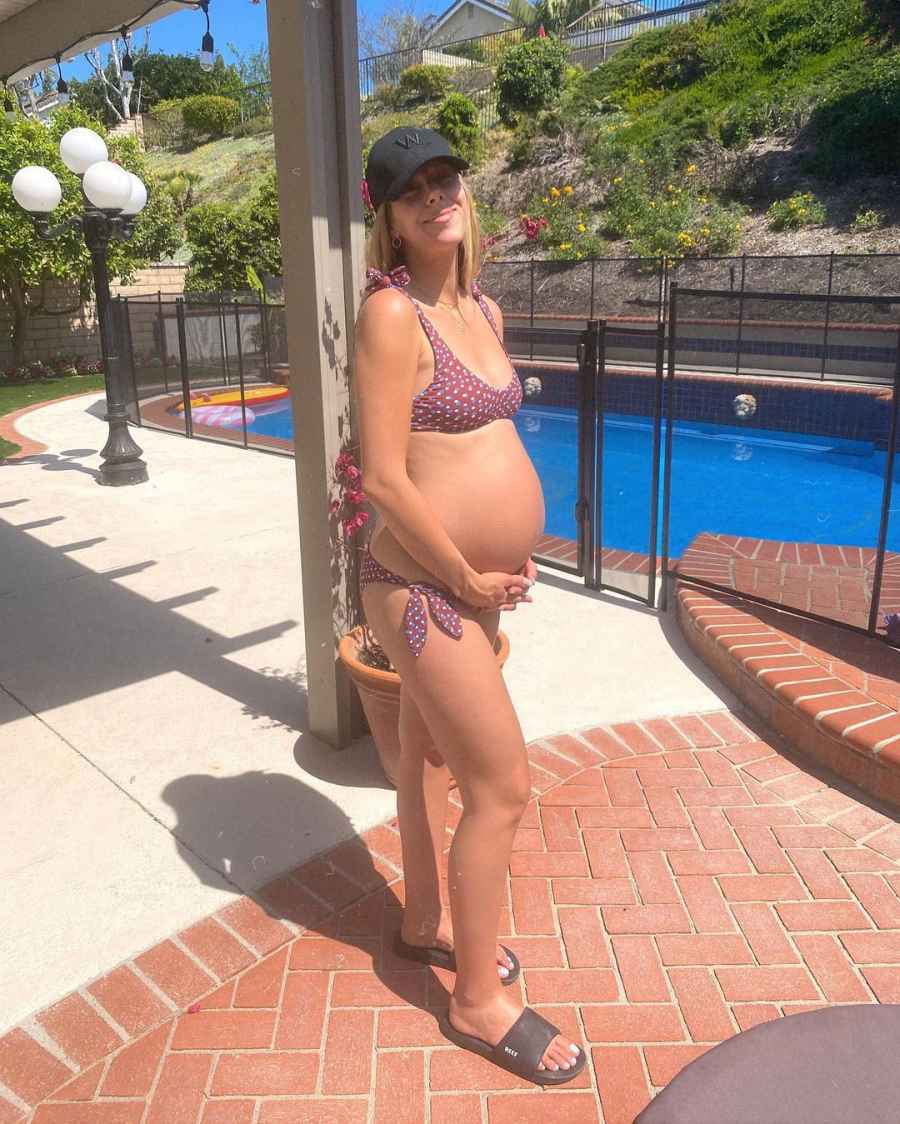 Jason Wahler Ashley Slack Bathing Suit Bumps Bikini 30 Weeks