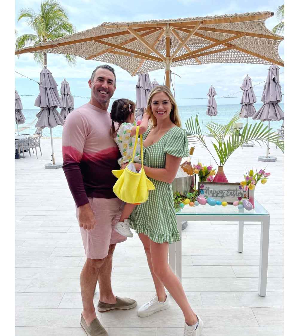 Kate Upton and Justin Verlander Daughter Genevieve Thinks Dad Is a Professional Golfer