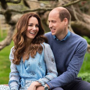 10 Years William Kate Are All Smiles New Anniversary Portrait