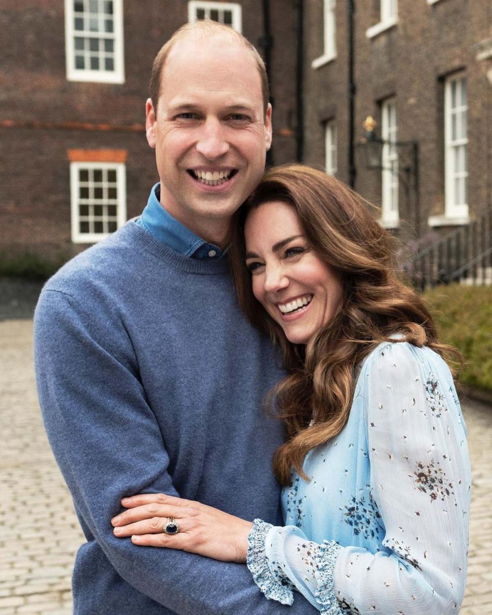 10 Years William Kate Are All Smiles New Anniversary Portrait