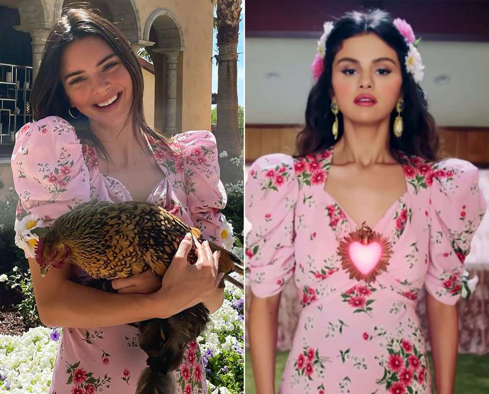 Kendall Jenner Causes Major Twitter Drama After Twinning With Selena Gomez