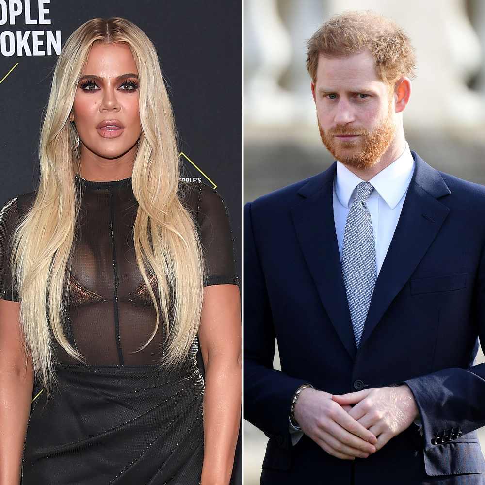 Khloe Kardashian and Prince Harry Hollywood Podcast