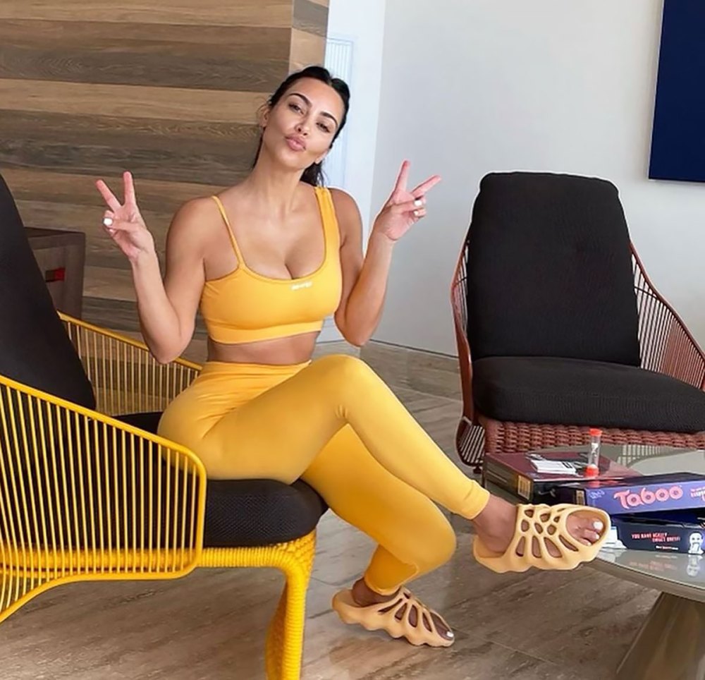 Kim Kardashian Wears Yeezy Slides on Easter Amid Kanye West Divorce