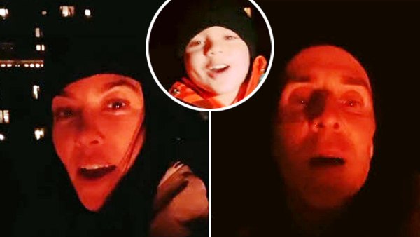 Kourtney Kardashian Travis Barker Make TikTok With Their Kids During Snowboarding Trip