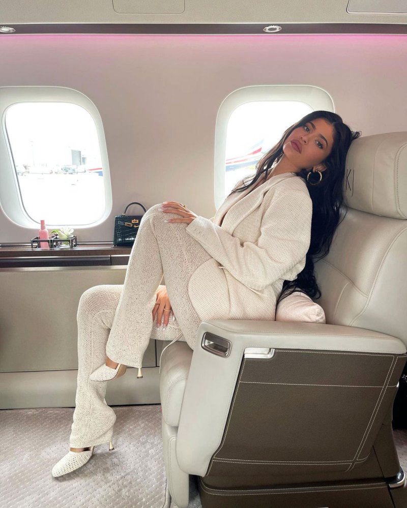 Kylie Jenner Looks Like a Boss Billionaire in Cream Power Suit