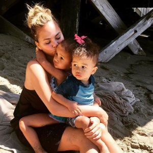LOL! Why Chrissy Teigen Posts More Photos of Daughter Luna Than Son Miles