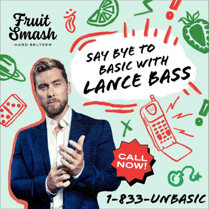 Lance Bass NSync Scared No Strings Attached Fruit Smash