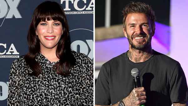 Liv Tyler Shares Photo Her Kids Hugging Their Sweet Godfather David Beckham