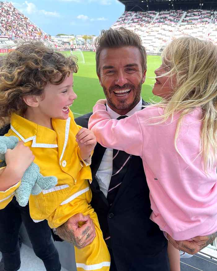 Liv Tyler Shares Photo Her Kids Hugging Their Sweet Godfather David Beckham
