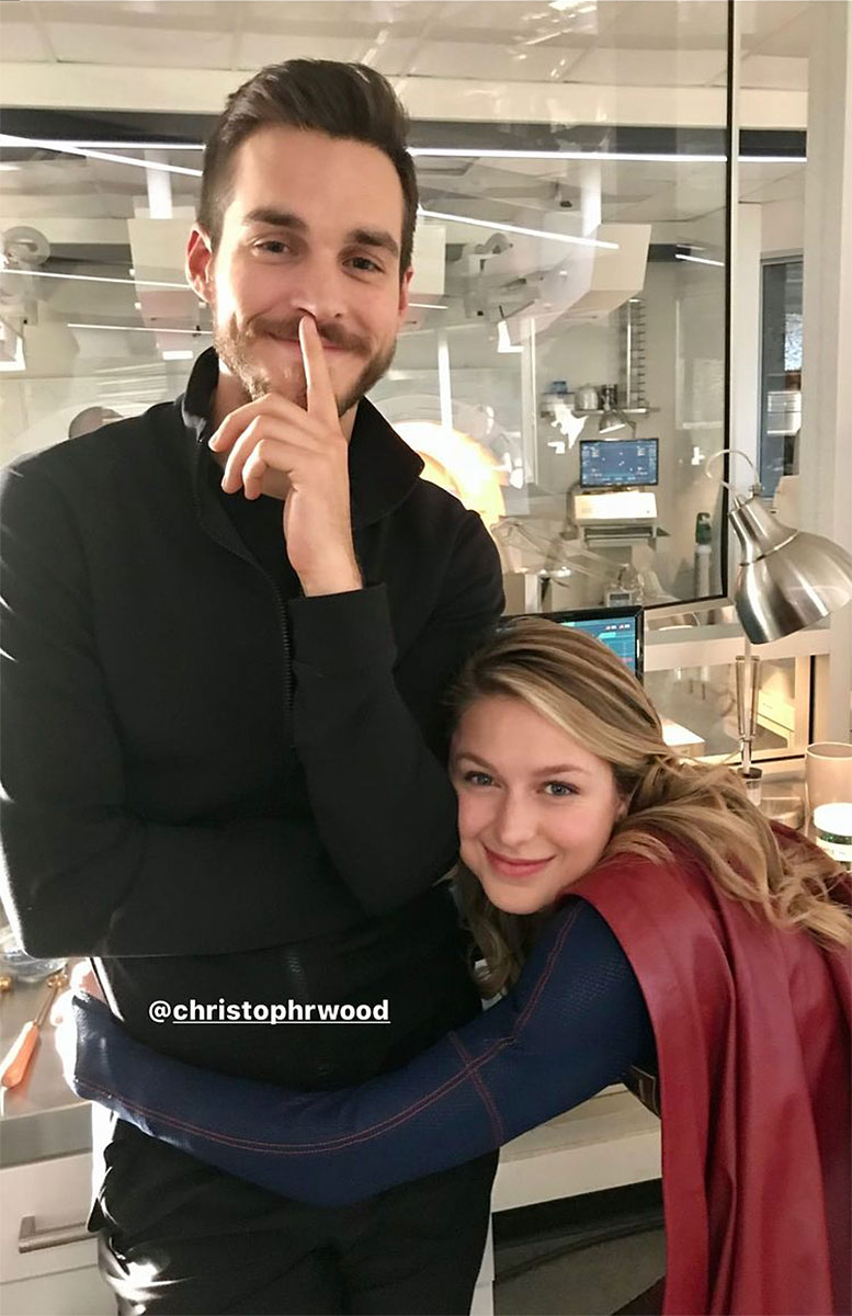Melissa Benoist and Chris Wood A Timeline of the ‘Supergirl Costars Relationship