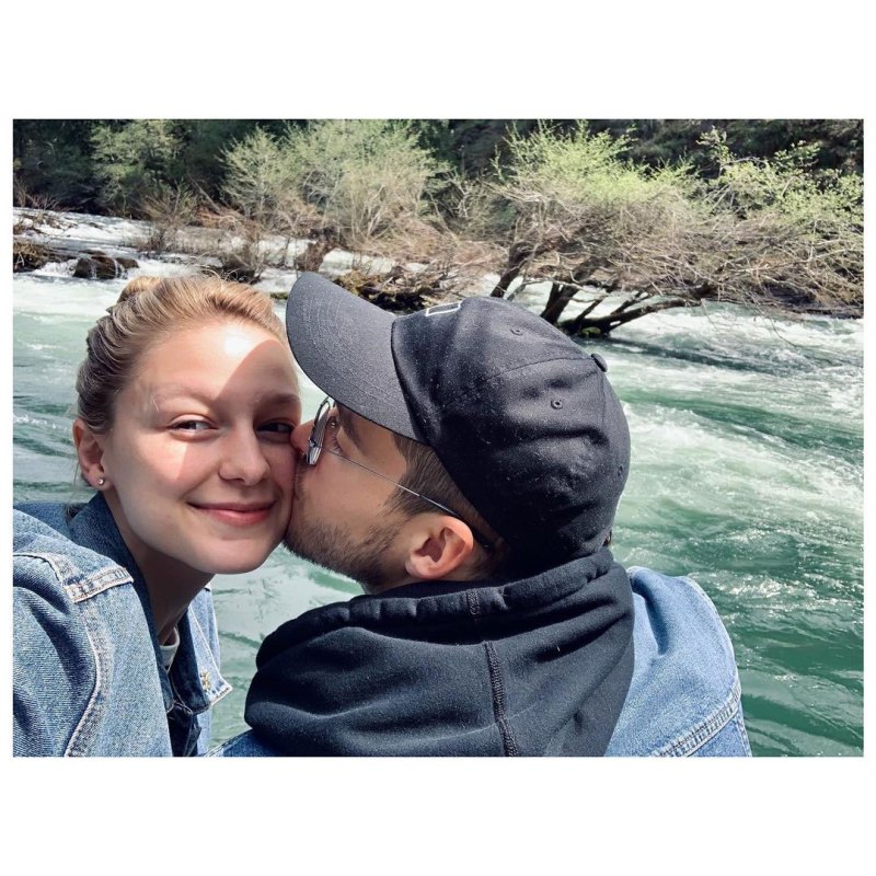 Melissa Benoist and Chris Wood Timeline Relationship Instagram