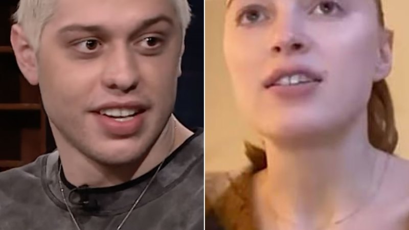 Pete Davidson Phoebe Dynevor Wear Matching Initial Necklaces Feature
