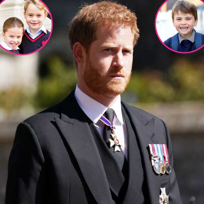 Prince Harry Didnt See George Charlotte Louis While UK Funeral