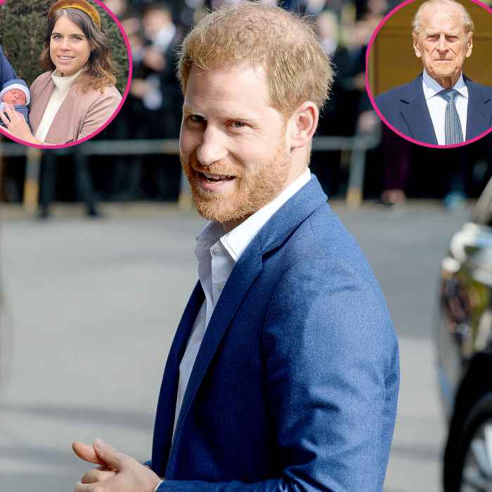 Prince Harry Met Cousin Princess Eugenie Newborn Son After Arriving London Prince Philip Funeral