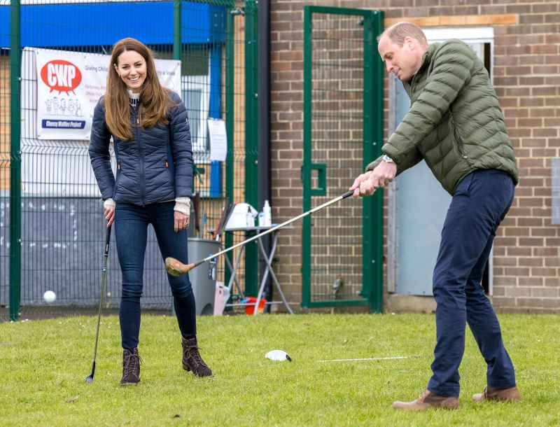Prince William Kate Have Laugh Over Their Golfing Fail Durham