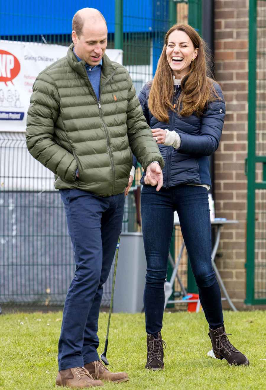 Prince William Kate Have Laugh Over Their Golfing Fail Durham