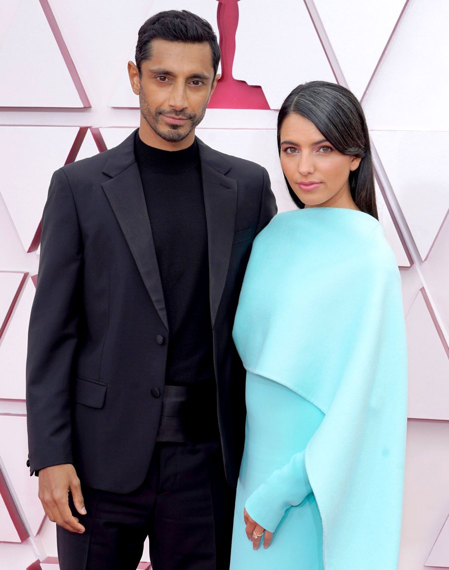 Riz Ahmed Wife Fatima Farheen Mirza Make Red Carpet Debut Oscars 2021