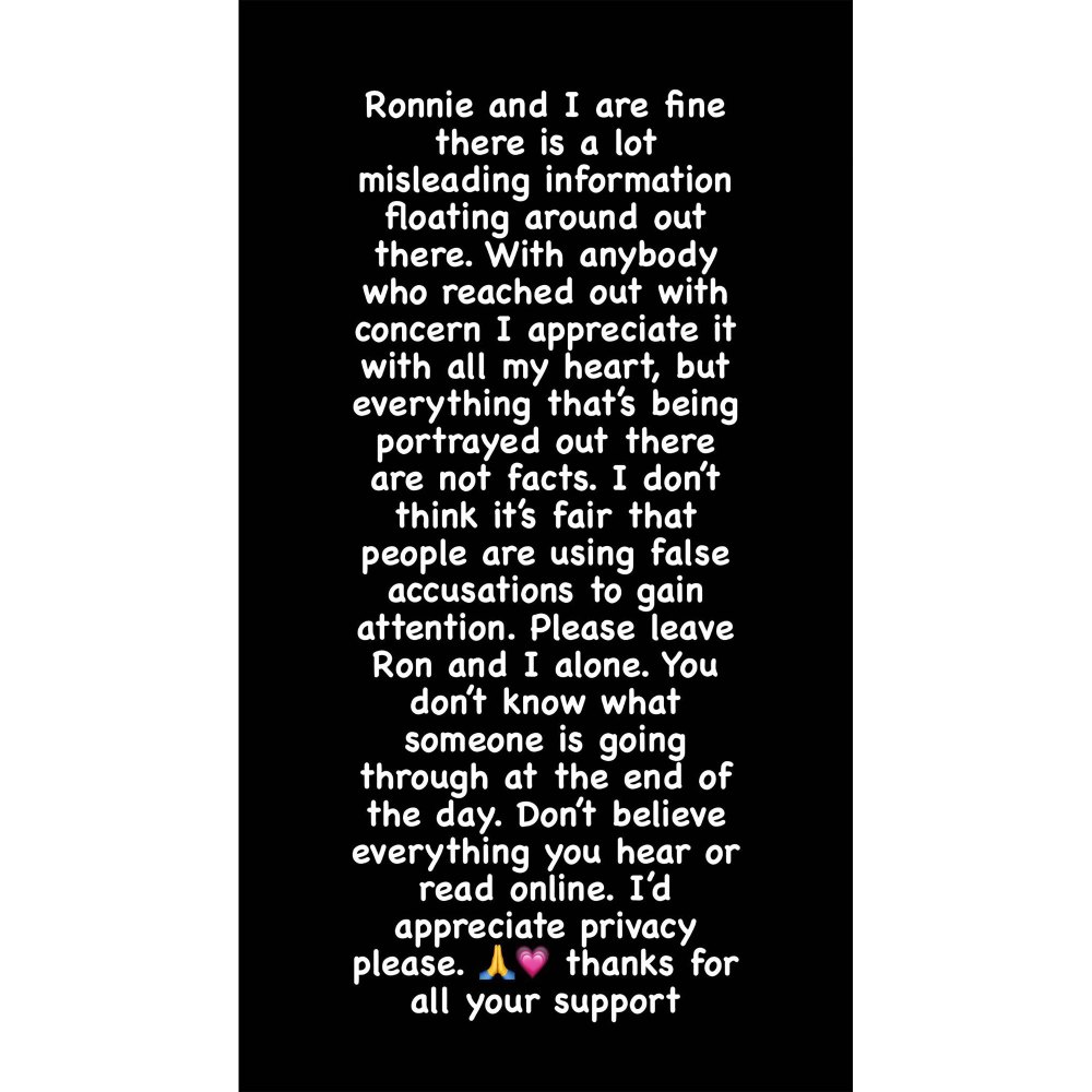 Ronnie Ortiz-Magro's Girlfriend Saffire Matos Says the Couple Are 'Fine'