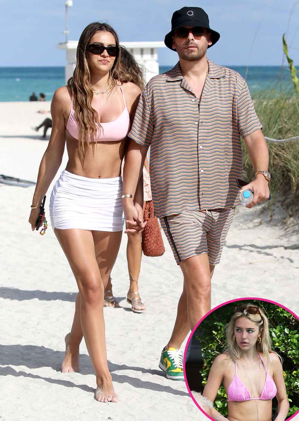 Scott Disick, Amelia Gray Hamlin Enjoy a Miami Beach Day: PDA Pics