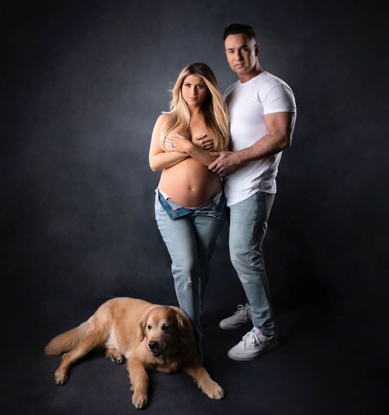 Pregnant Lauren Sorrentino Shares Topless Maternity Shoot Photo: ‘Coming Soon’