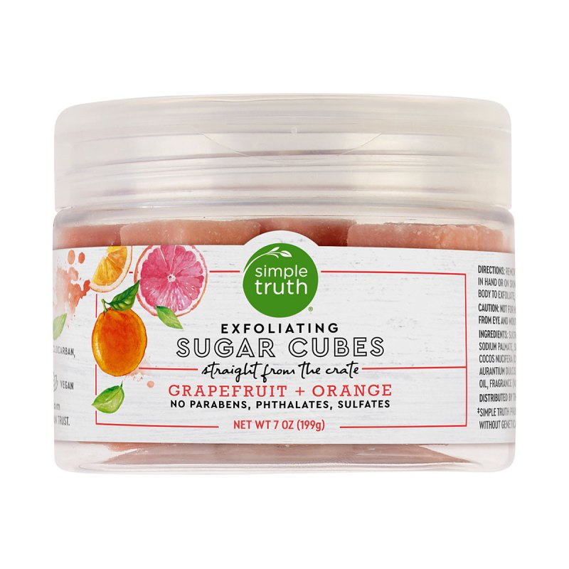Us Weekly Buzzzz-o-Meter Issue 17 Simple Truth Beauty Crate Grapefruit and Orange Exfoliating Sugar Cubes