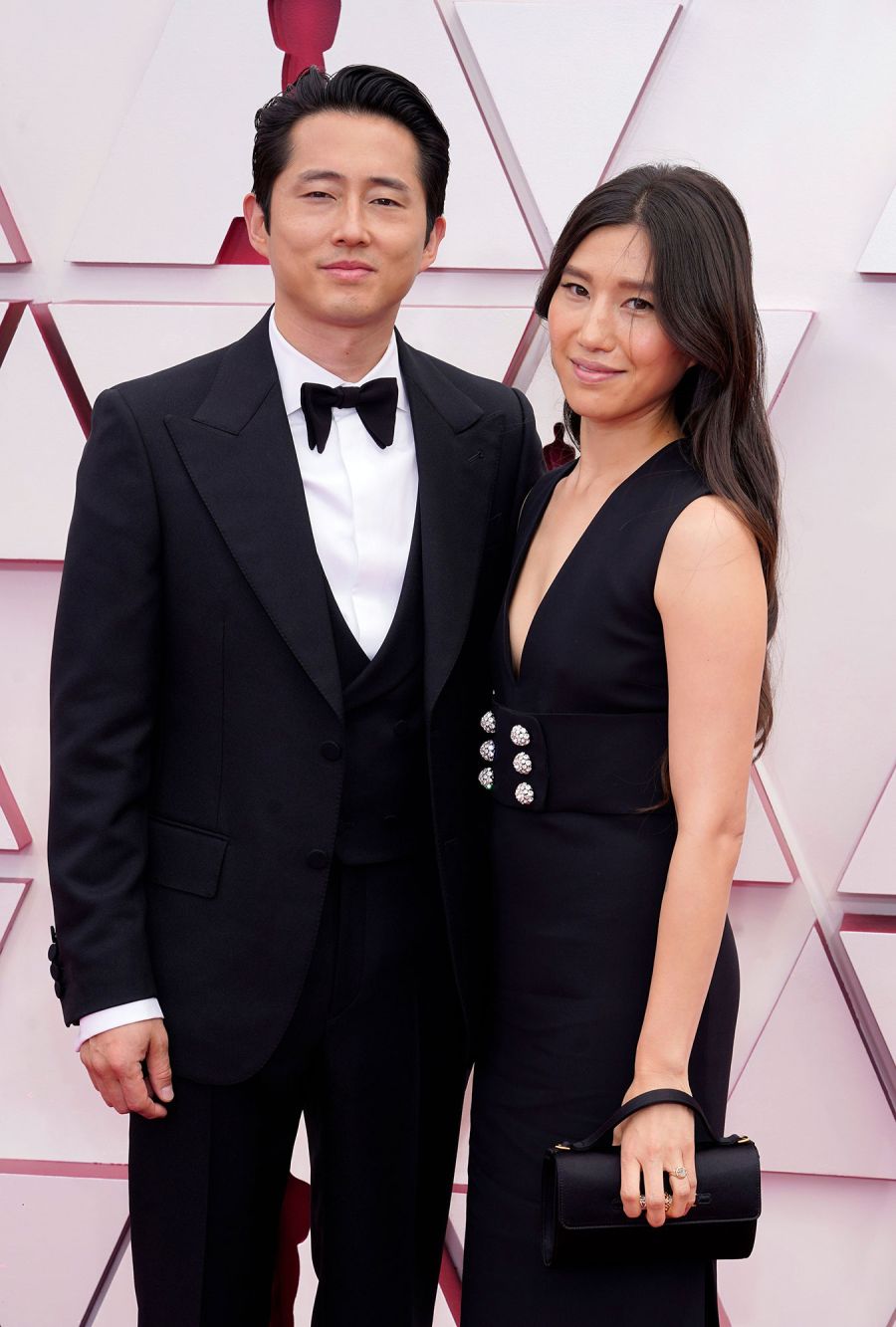 Steven Yeun and Joana Pak Couples Dazzle at Oscars 2021