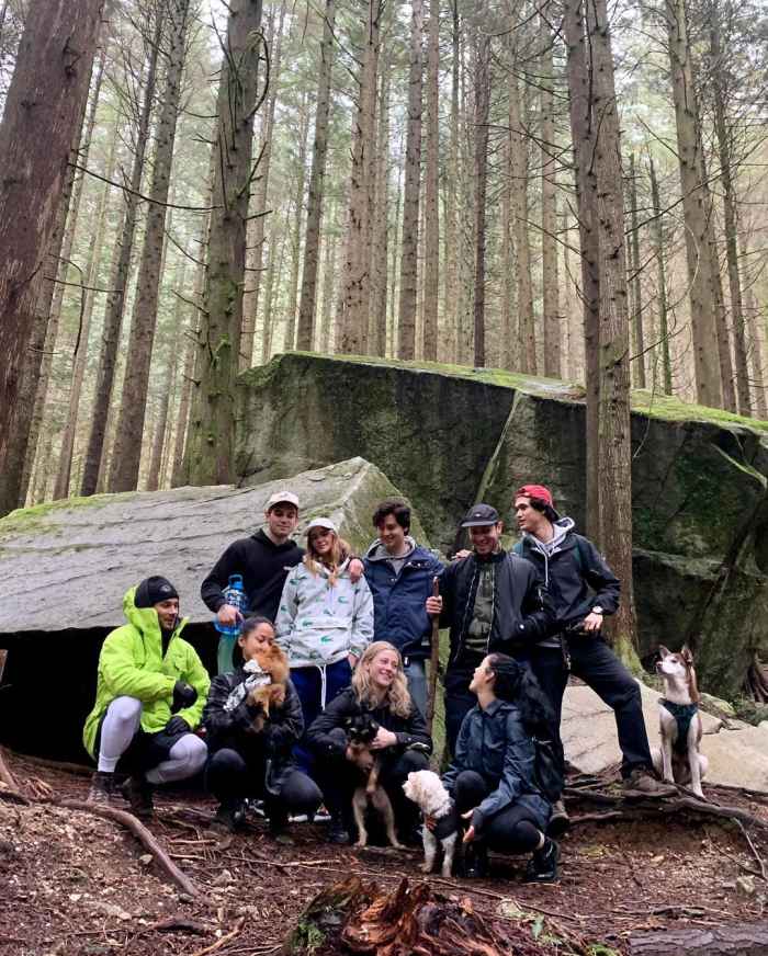 The cast of Riverdale hiking