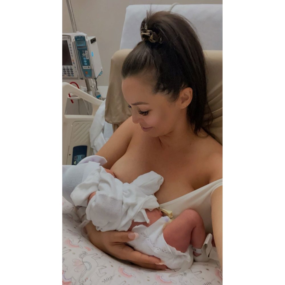 Vanderpump Rules Scheana Shay Breast-Feeds Newborn Daughter Honey instagram