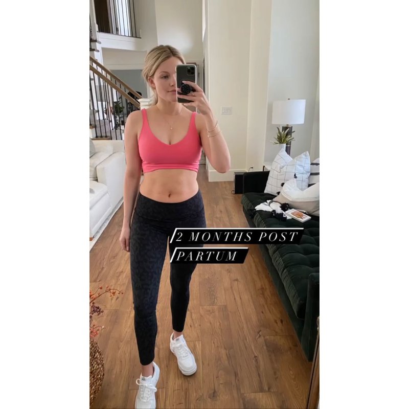 Witney Carson Shows Her Postpartum Progress Over 3 Months Before and After 2 Months