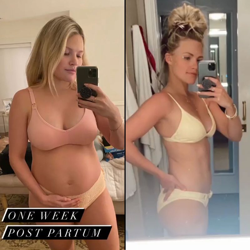 Witney Carson Shows Her Postpartum Progress Over 3 Months Before and After