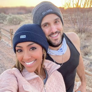 Zac Clark Visits Tayshia Adams During Bachelorette Filming