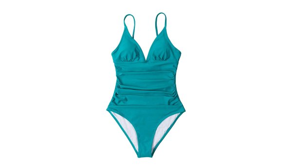 CUPSHE One-Piece Tummy Control V-Neck Bathing Suit