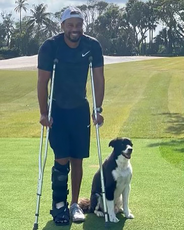 Tiger Woods Shares 1st Photo Since Car Crash, Shows Recovery Progress