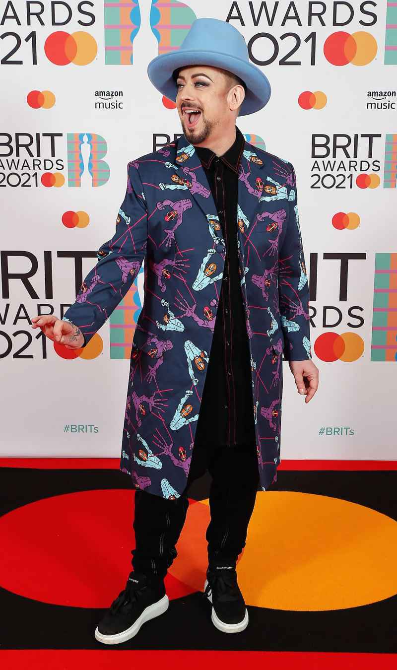 2021 BRIT Awards Red Carpet Arrivals - Boy George