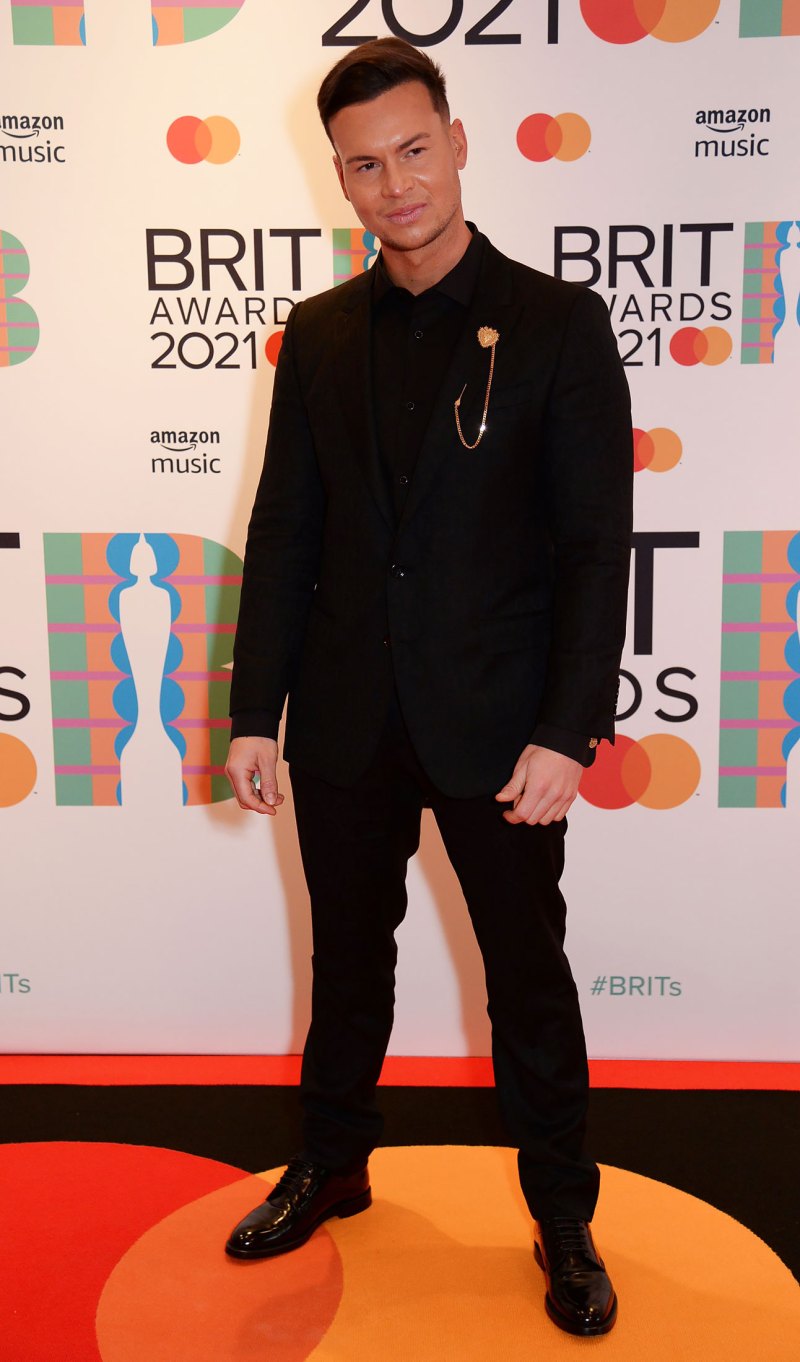 2021 BRIT Awards Red Carpet Arrivals - Joe Corry