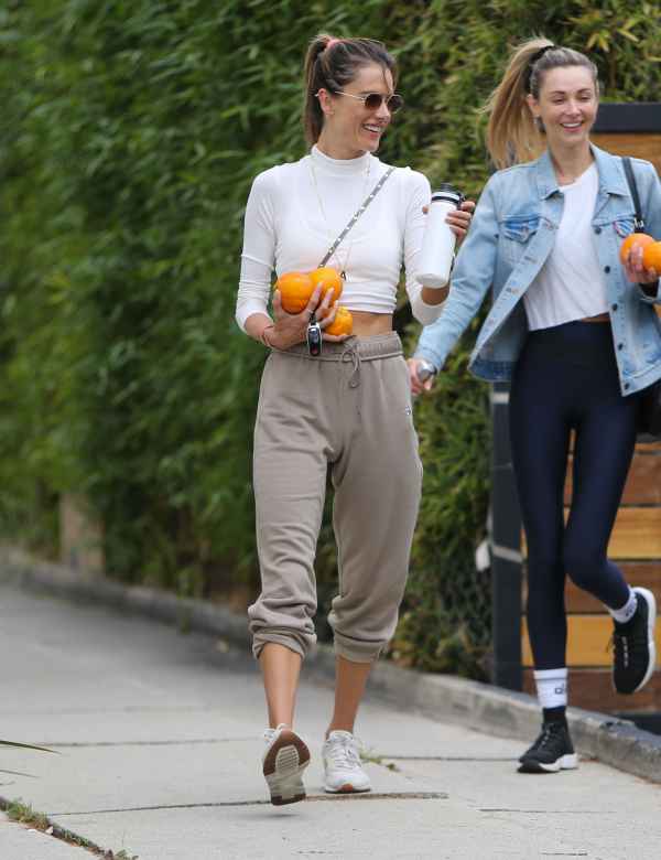 Alessandra Ambrosio Wore $108 Joggers — Get the Look for $26 | Us Weekly