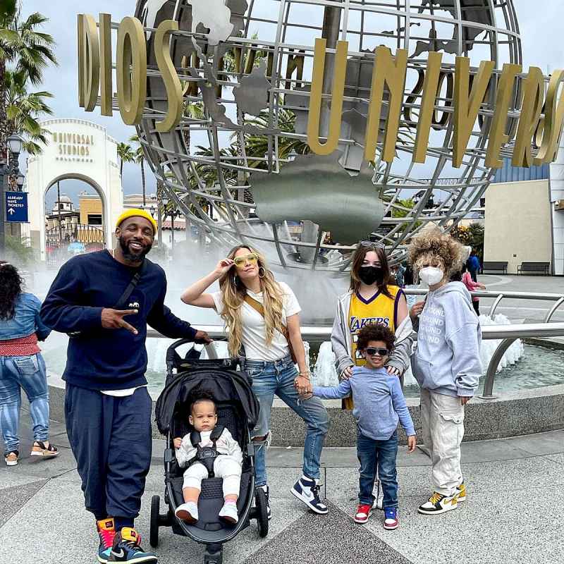 Theme Park Allison Holker Stephen tWitch Boss Family Album With 3 Kids