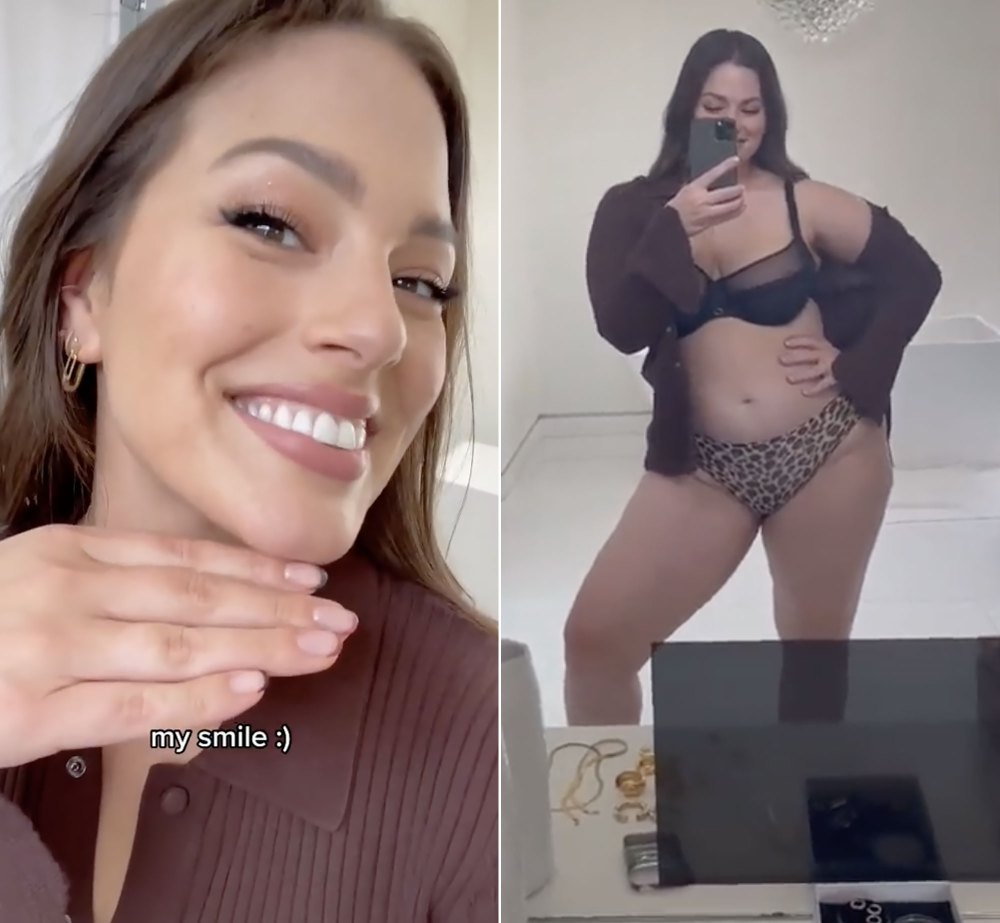 Ashley Graham&rsquo;s Lingerie-Clad Self-Love TikTok Challenge Goes Viral