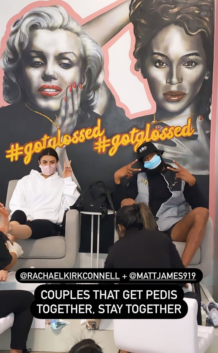Back in NYC! Bachelor's Matt and Rachael Hold Hands, Get Mani-Pedis