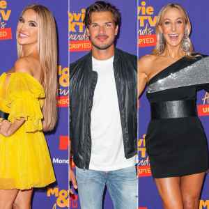 Chrishell and Gleb Cringe After Nikki Glaser Brings Up ‘DWTS’ Affair Rumors