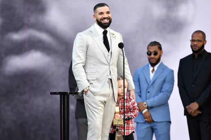 Drake Brings Son Adonis On Stage 2021 Billboard Music Awards