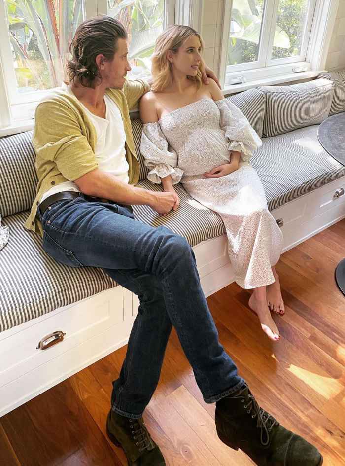 Emma Roberts Shows Her and Garrett Hedlund’s Son Rhodes’ Face for 1st Time on Mother’s Day