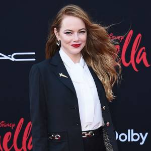 Emma Stone Rocks Cruella-Inspired Suit at 1st Red Carpet Since Giving Birth