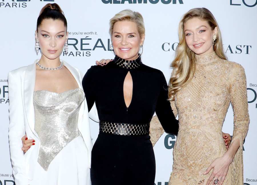 Gigi Hadid Bella Hadid and Yolanda Hadid Famous Mothers and Daughters