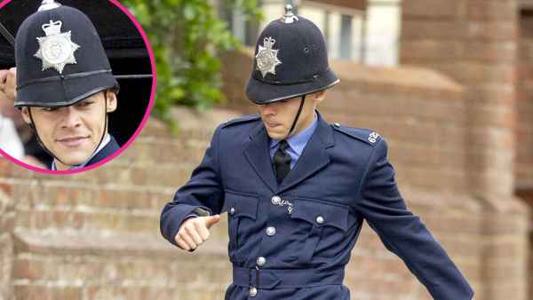 Fans Are Swooning Over Harry Styles Cop Costume