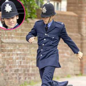 Fans Are Swooning Over Harry Styles Cop Costume
