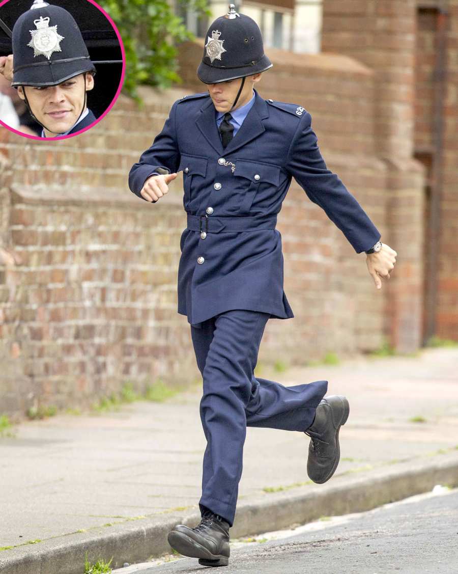 Fans Are Swooning Over Harry Styles Cop Costume