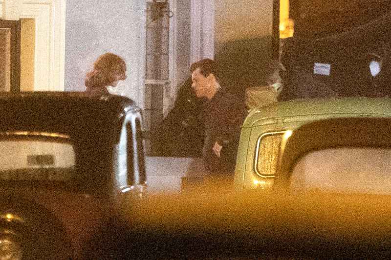 Harry Styles and The Crown Emma Corrin Kiss Passionately on the My Policeman Set 2
